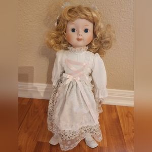 Clara Nutcracker porcelain doll, 16 inch